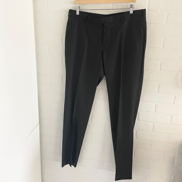 Ermenegildo Z Zegna Men’s suit Blazer Pants Wool Black Formal Designer Sz 52L - Picture 12 of 16